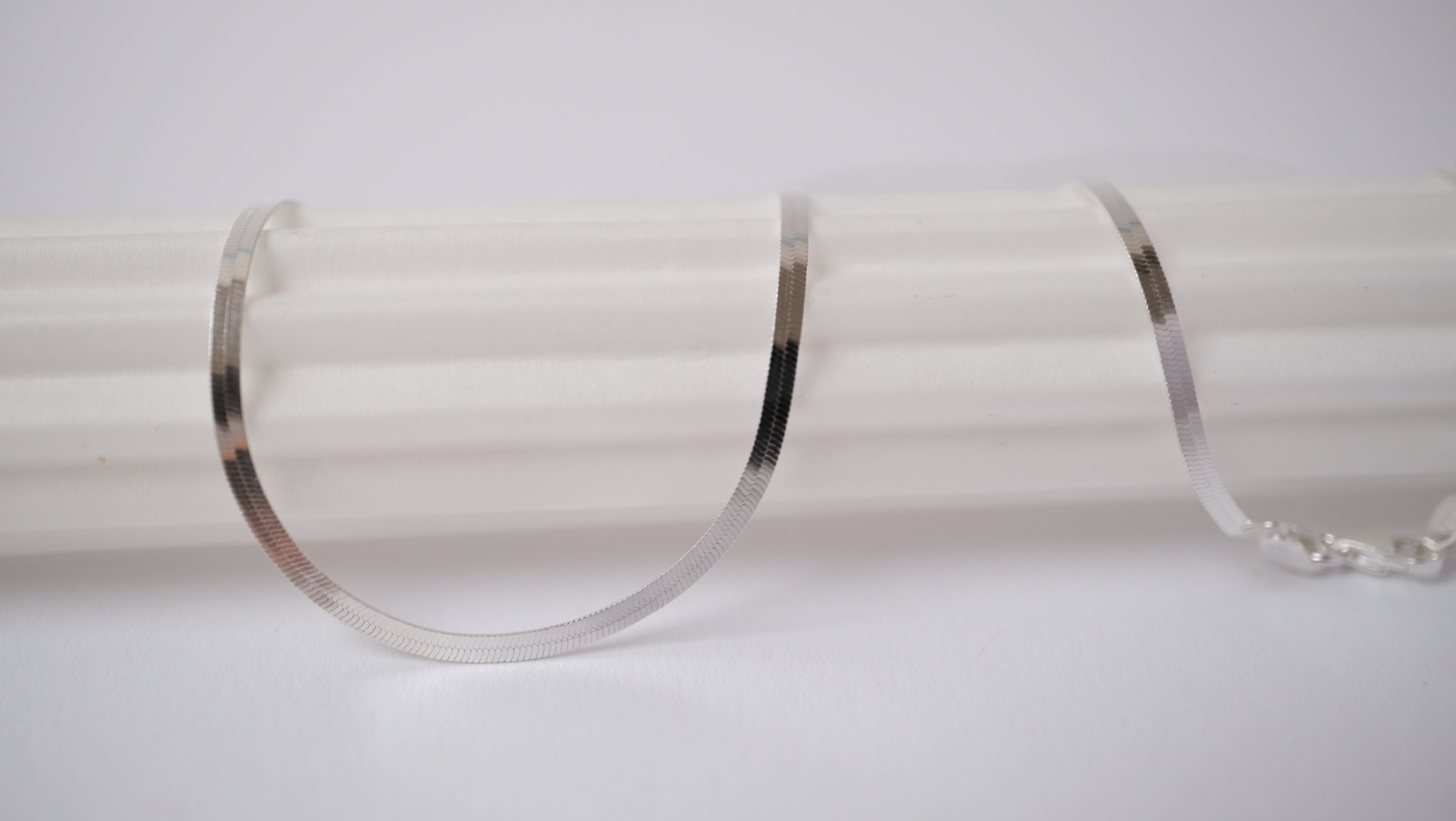 Schlangen-Silberkette im italienischen Design