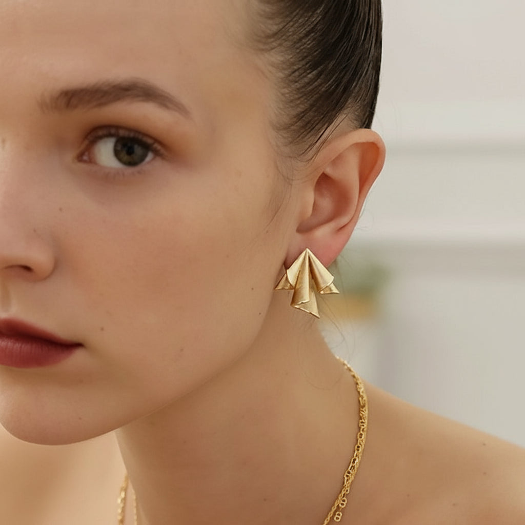 Papierflieger Ohrringe