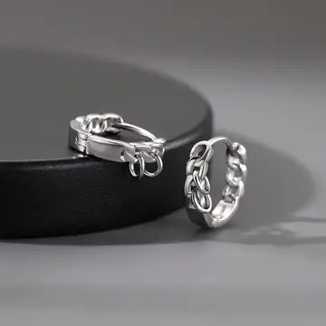 Hoops aus Silber mit einzigartigem Design