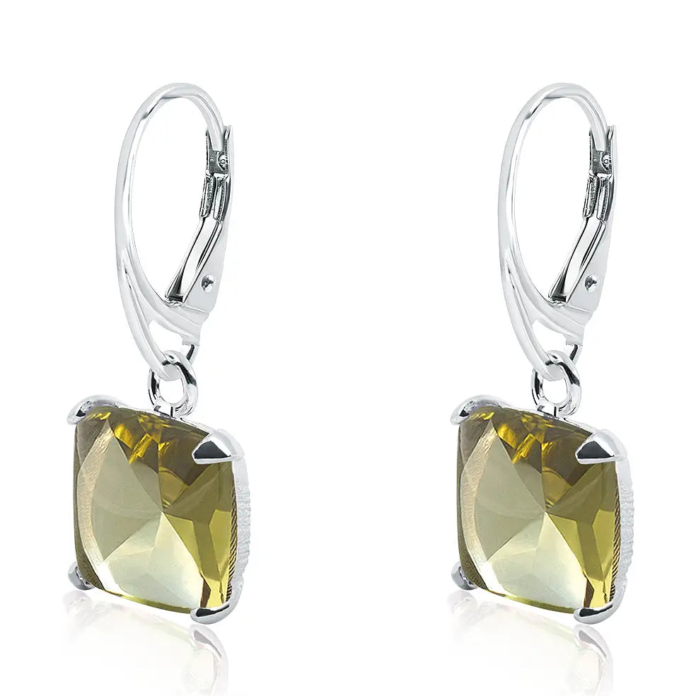 Fumé-Farbe Haken Ohrringe "JAZZ"