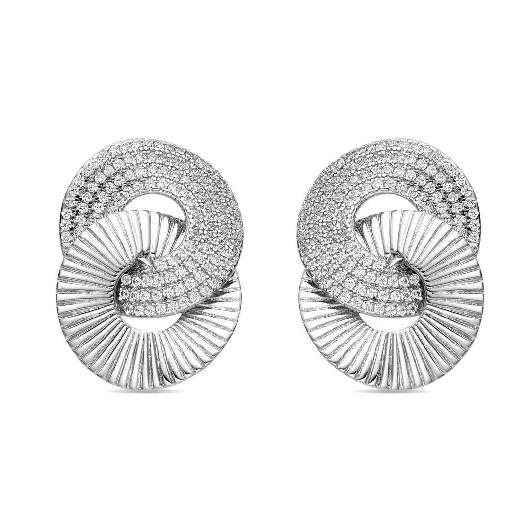 Sterlingsilber Ohrringe mit funkelndem Zirkonia "Najo"