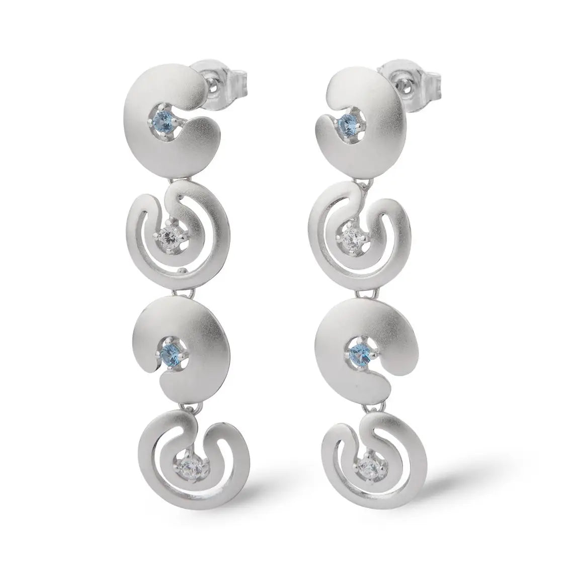 Lange Labyrinth Ohrringe