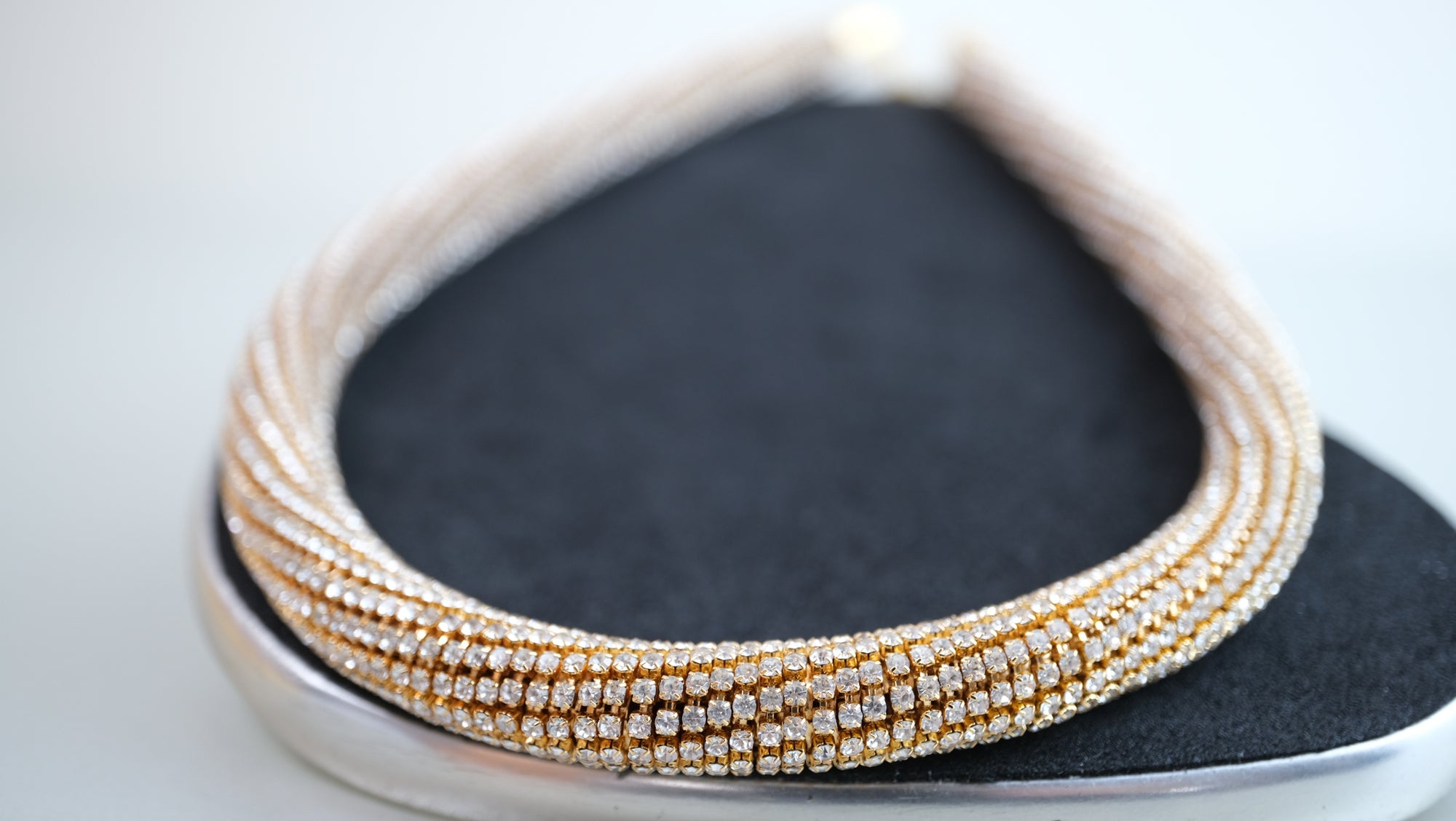 Diamant-Look Halskette