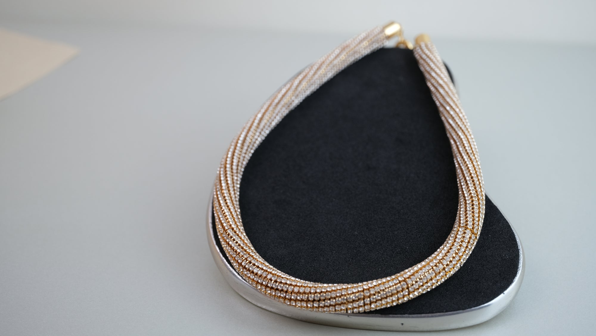 Diamant-Look Halskette