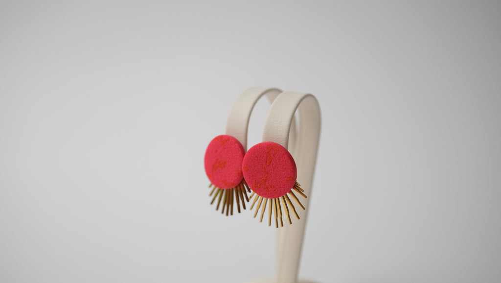 Linda | Statement Ohrstecker | 24k vergoldet