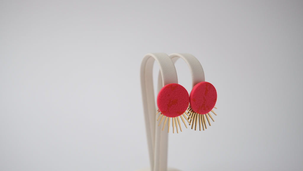 Linda | Statement Ohrstecker | 24k vergoldet