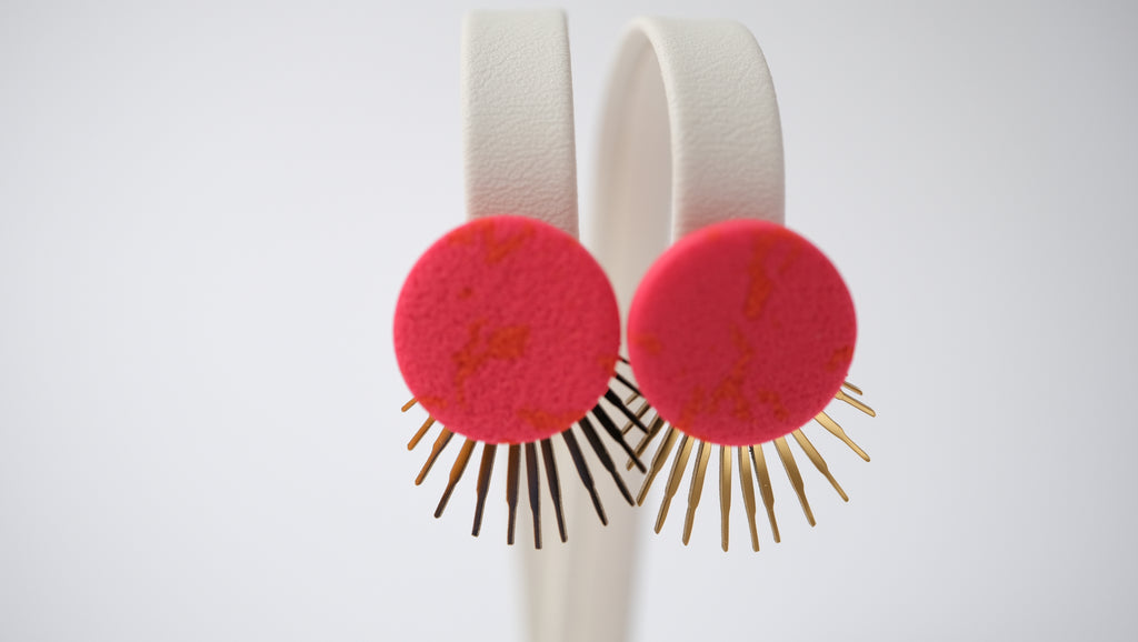Linda | Statement Ohrstecker | 24k vergoldet