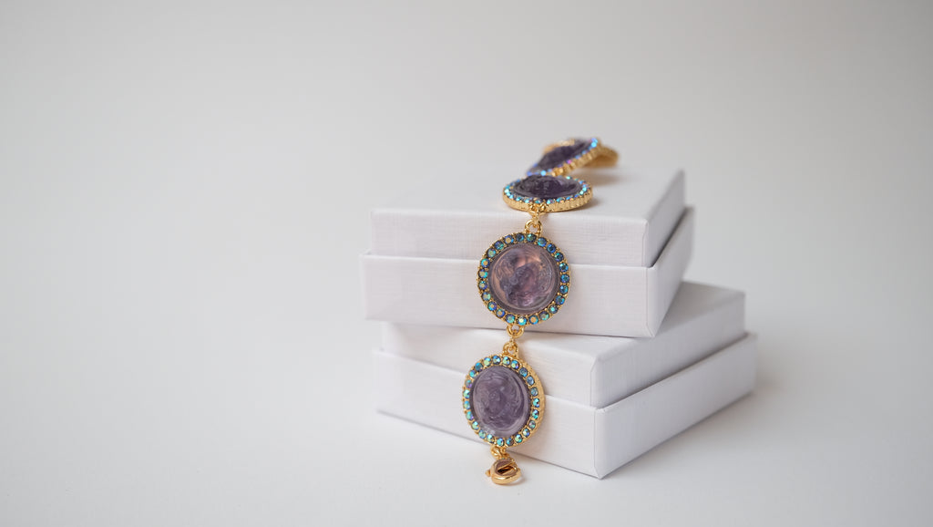 Armband Cameo im Vintage-Stil mit Engelsgesicht