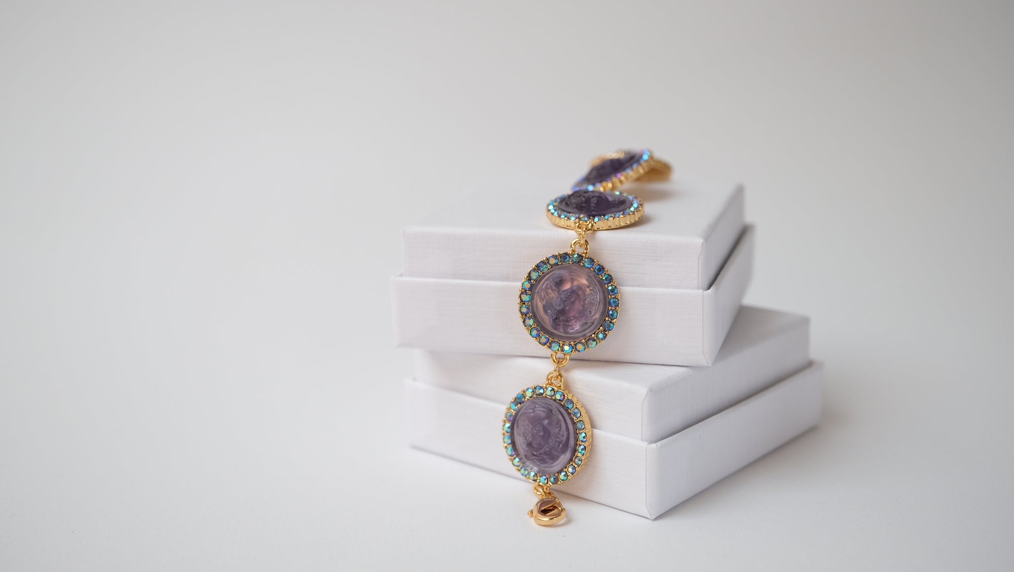 Armband Cameo im Vintage-Stil mit Engelsgesicht