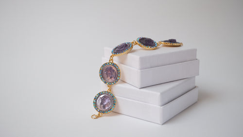 Armband Cameo im Vintage-Stil mit Engelsgesicht