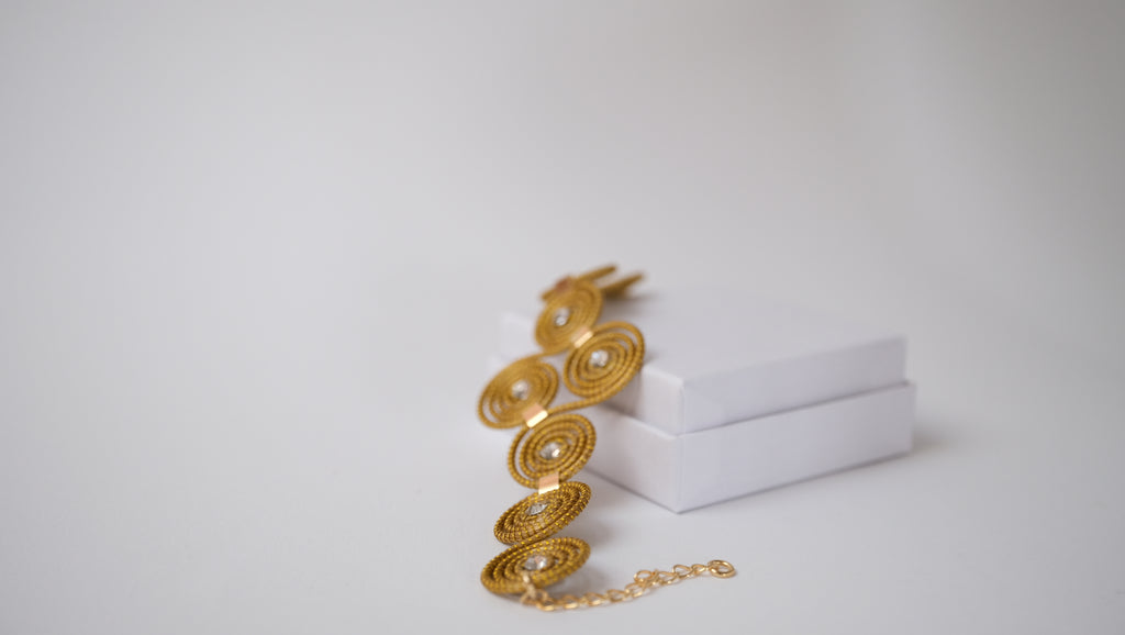 Armband Lyric aus Bio Golden Grass