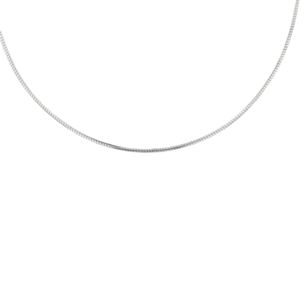 Kette aus Omega Silber mit Verlängerung